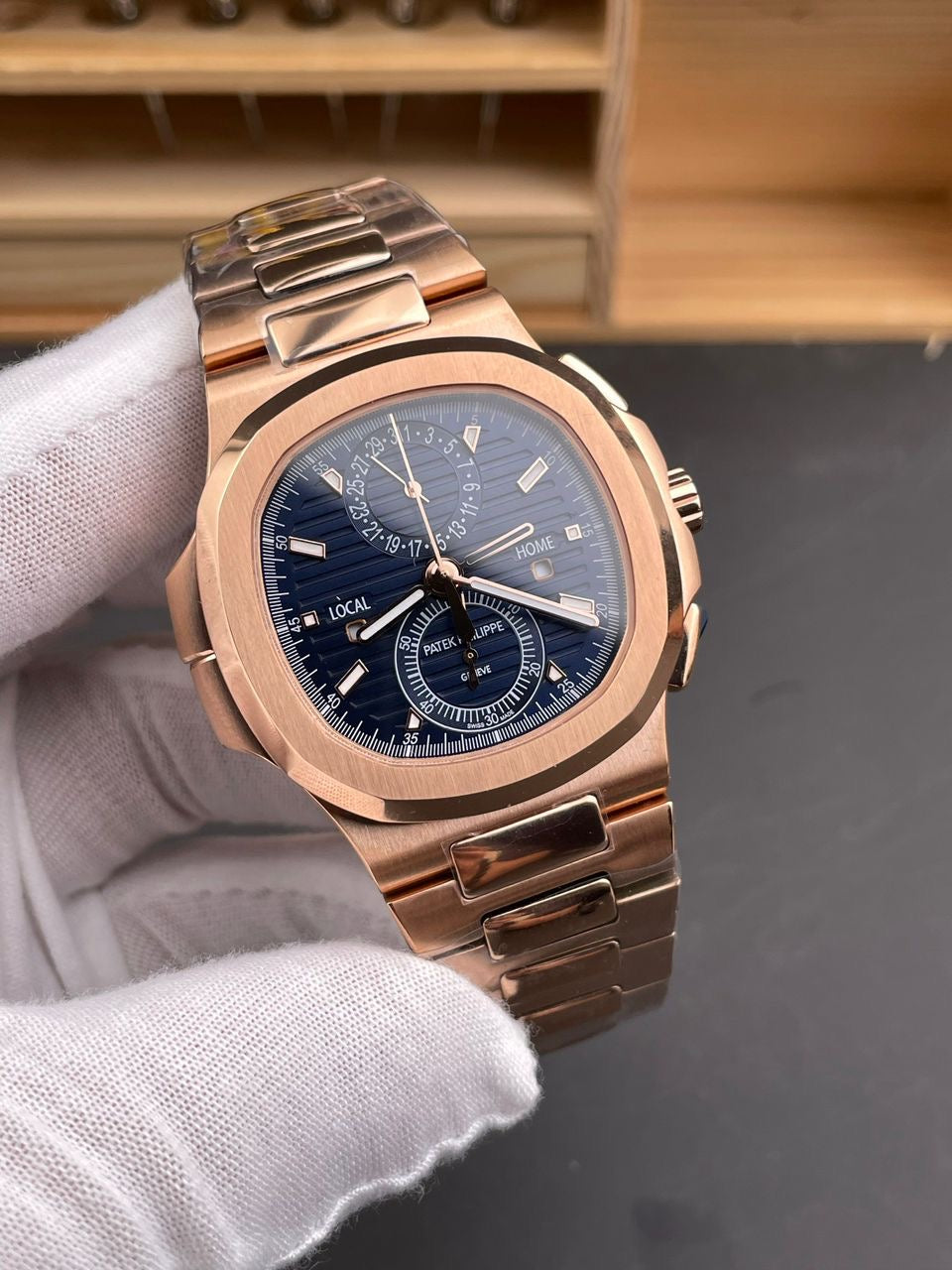 Patek Philippe Nautilus Travel Time Chronograph