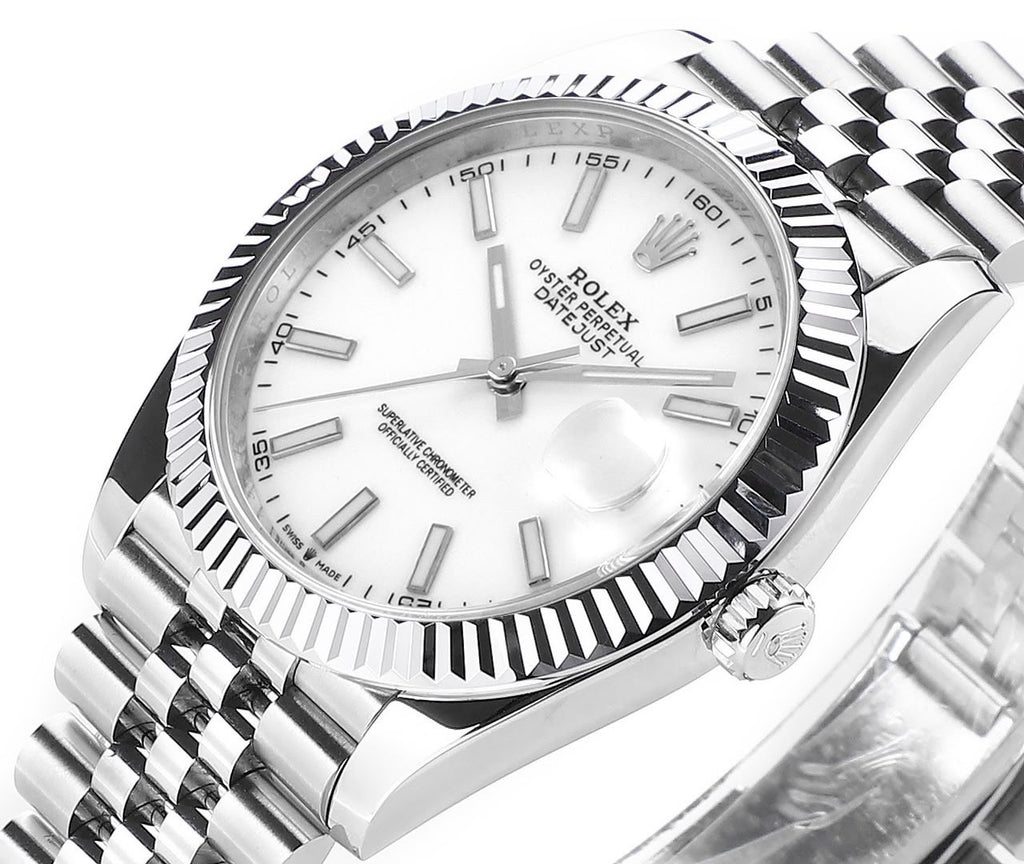 Rolex datejust 31mm white dial