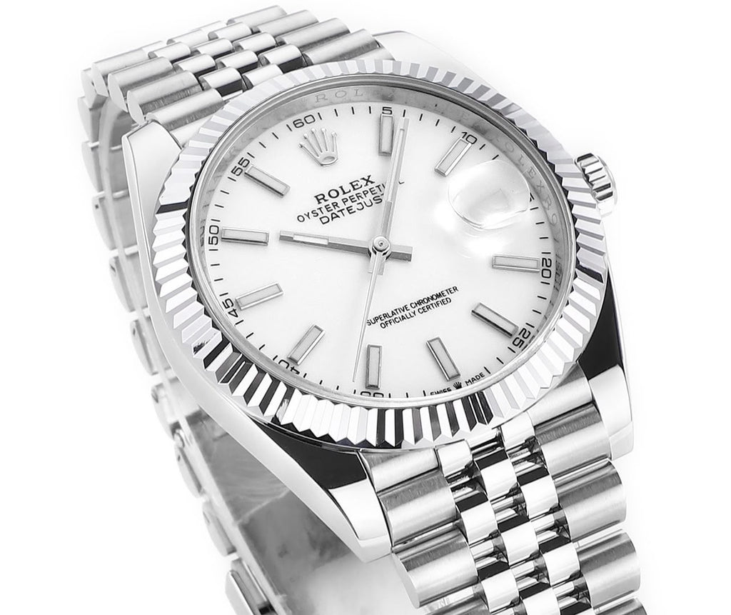 Rolex datejust 31mm white dial