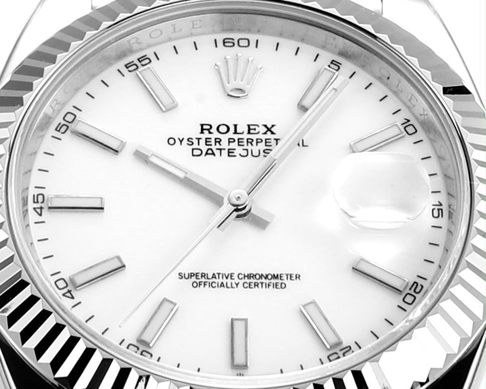 Rolex datejust 31mm white dial