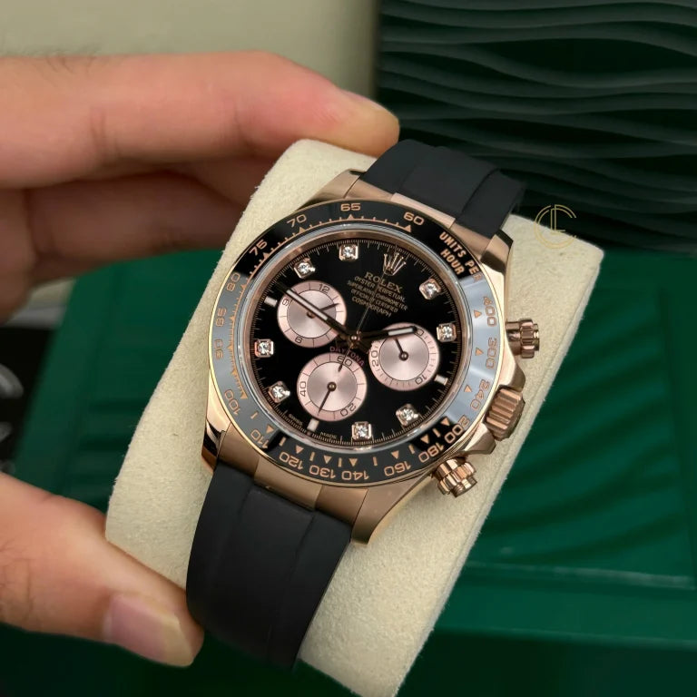Rolex Cosmograph Daytona 116515LN-0012 40mm Black Dial Rose Gold