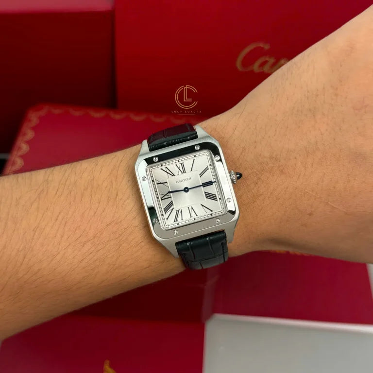 Cartier Santos-Dumont 43.5mm WSSA0022 43.5mm x 31.4mm Steel